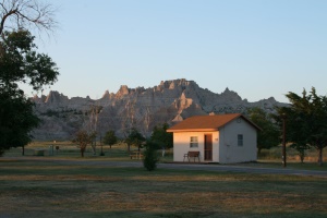 eenvoudige cabin | Badlands National Park